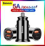 Автомобилно зарядно тип USB-Baseus