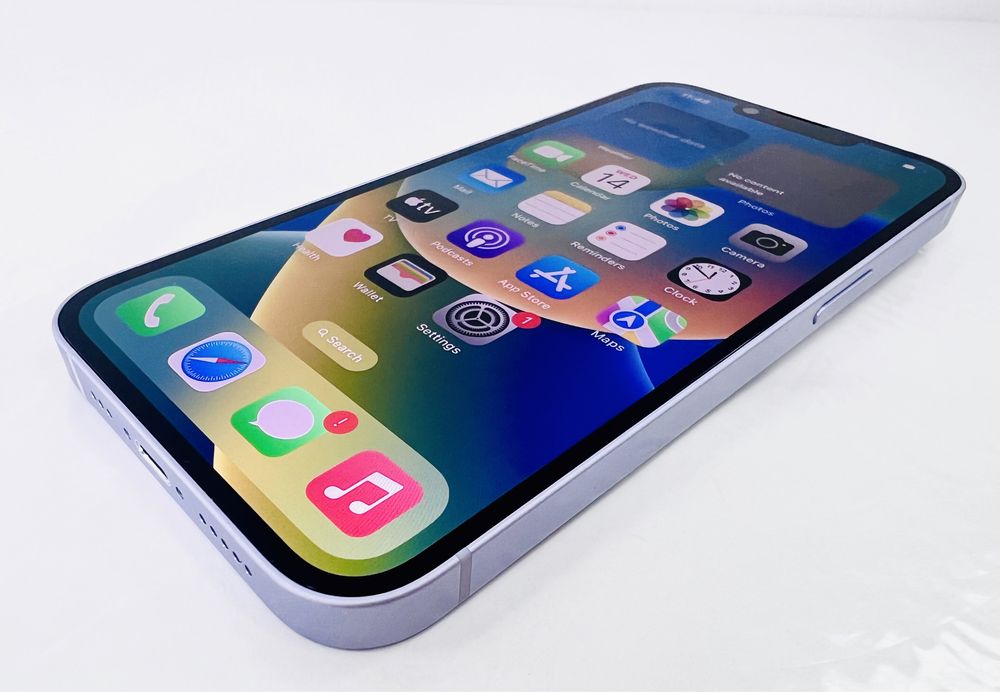 Apple iPhone 14 128GB Purple Перфектен! Гаранция!