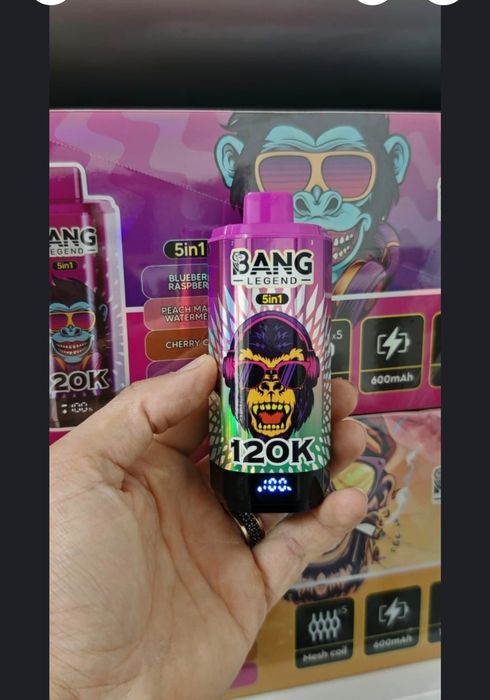 Vape 120.000 Puffs 5 Arome Reincarcabil Display