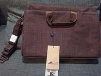 Rivacase 8335 Чанта за лаптоп, 39.6 cm (15.6"), тип куфар, кафява