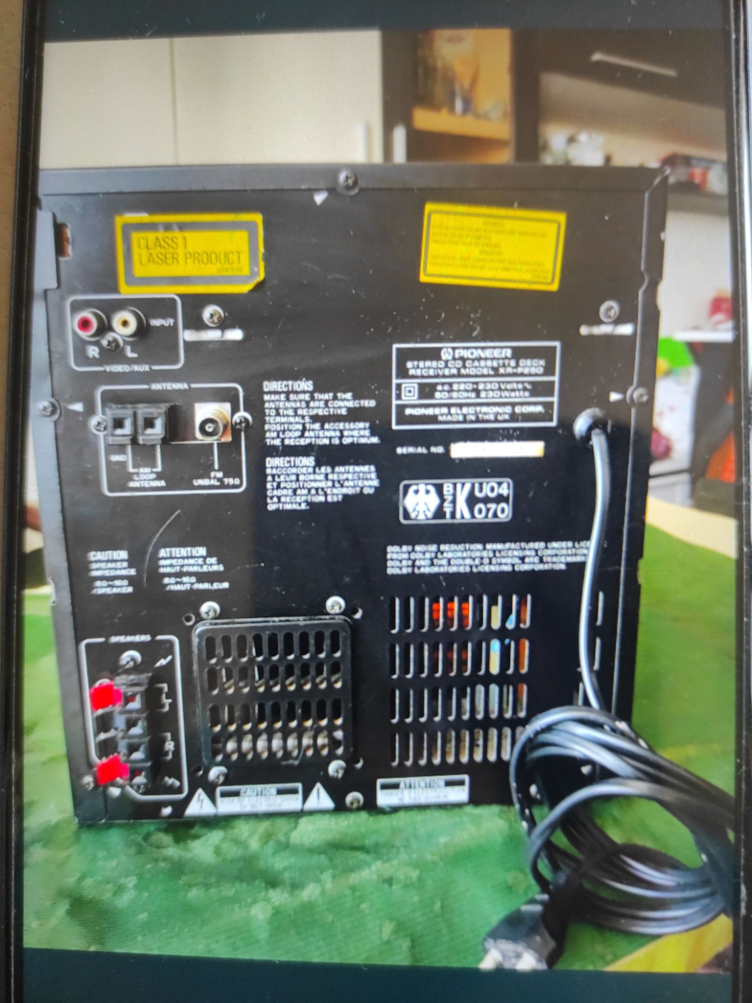 Combină muzicală Pioneer cu amplificator de mare putere încorporat