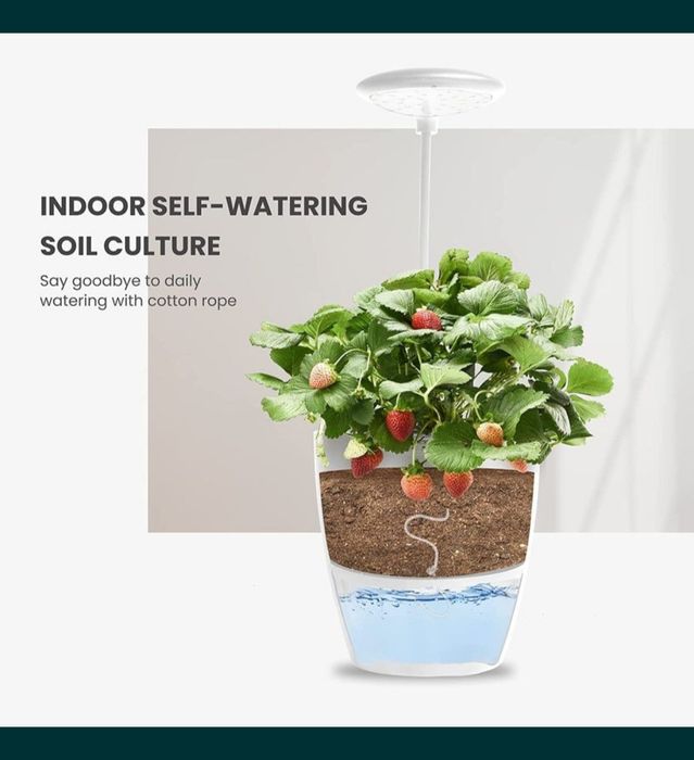Sistem de cultivare hidroponic în interior , cu LED. (NOU)