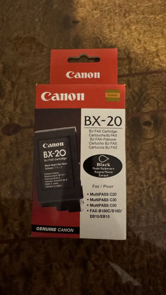 Toner/Cartus Cerneala Canon BX-20 Negru