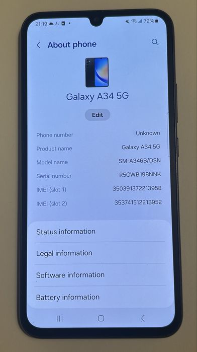 Samsung   A34 G5