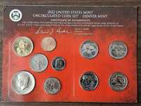 2022 US Mint UNC Coin Set - Denver Mint