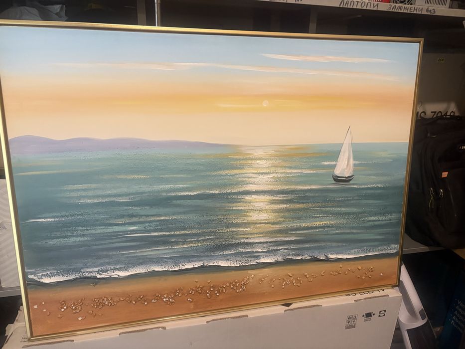 Убикална картина морски залез