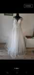 Vand rochie de mireasa alba fara trena