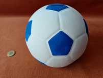 Minge de fotbal - pusculita, confectionata din ceramica