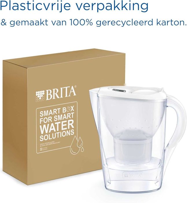 Кана за вода Brita MARELLA 2.4L + 3 филтъра MAXTRA PRO