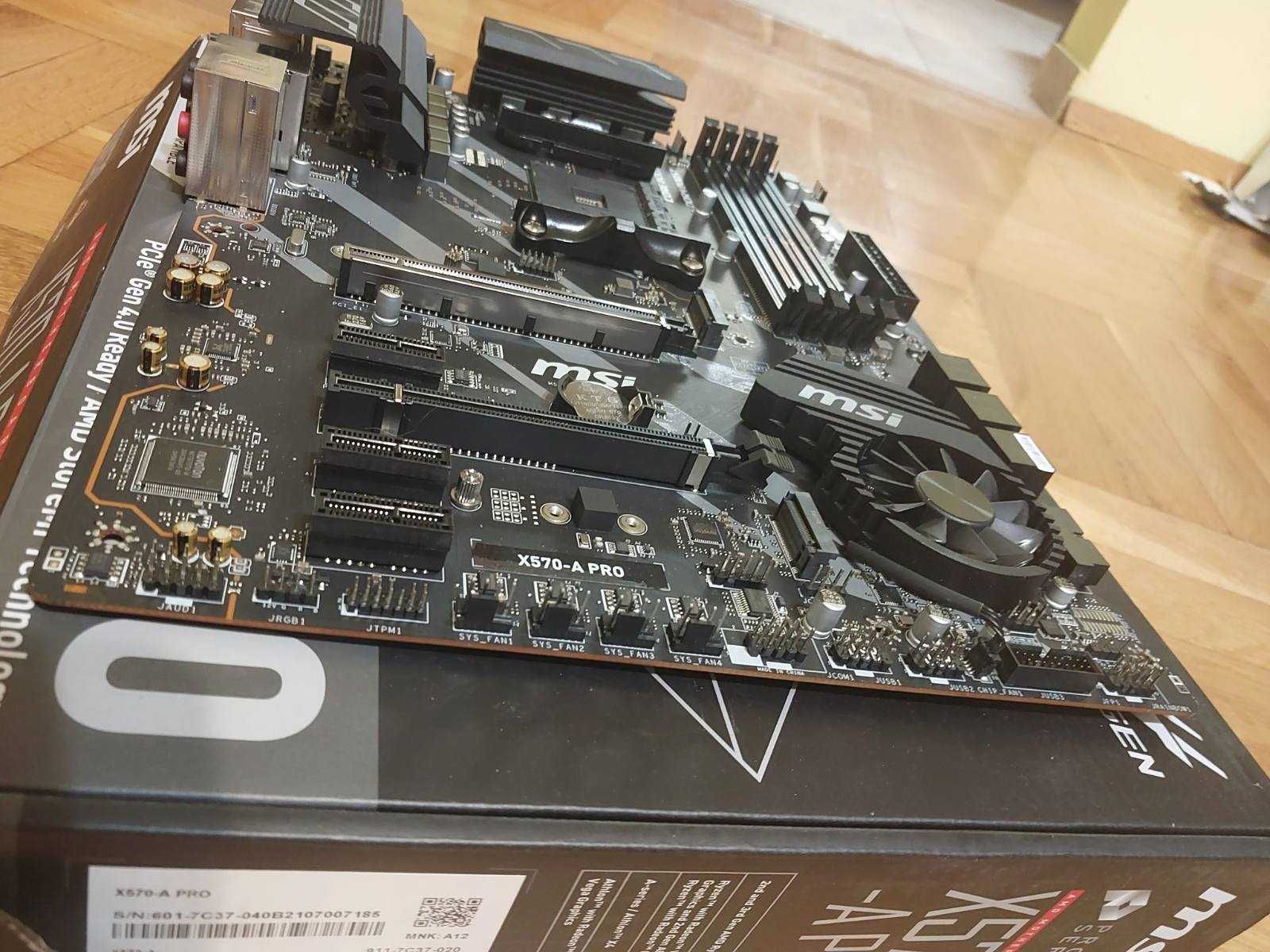 AMD Rysen 7 5800X + MSI X570-A Pro, AM4