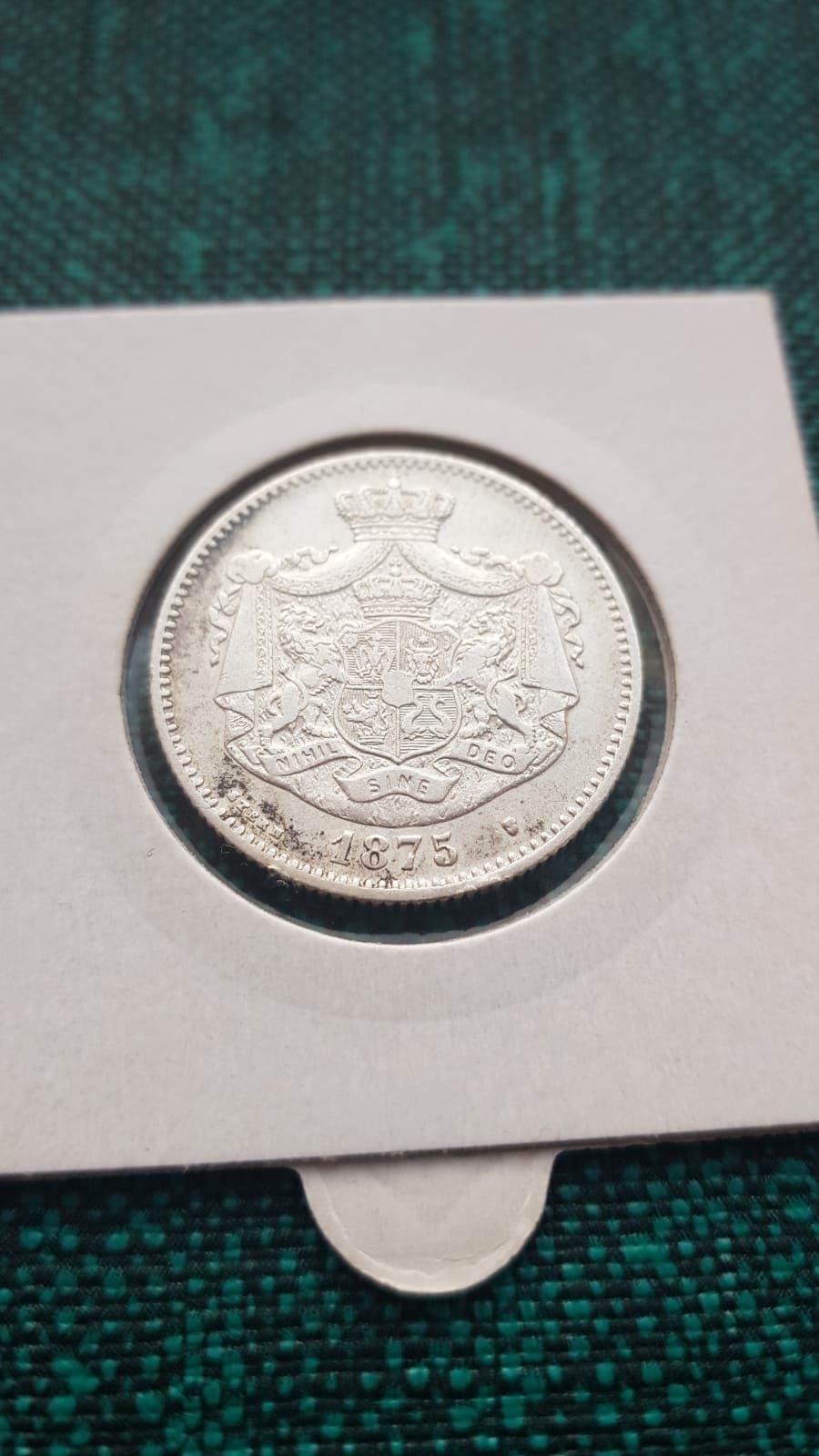 Vand moneda argint 2 lei 1875