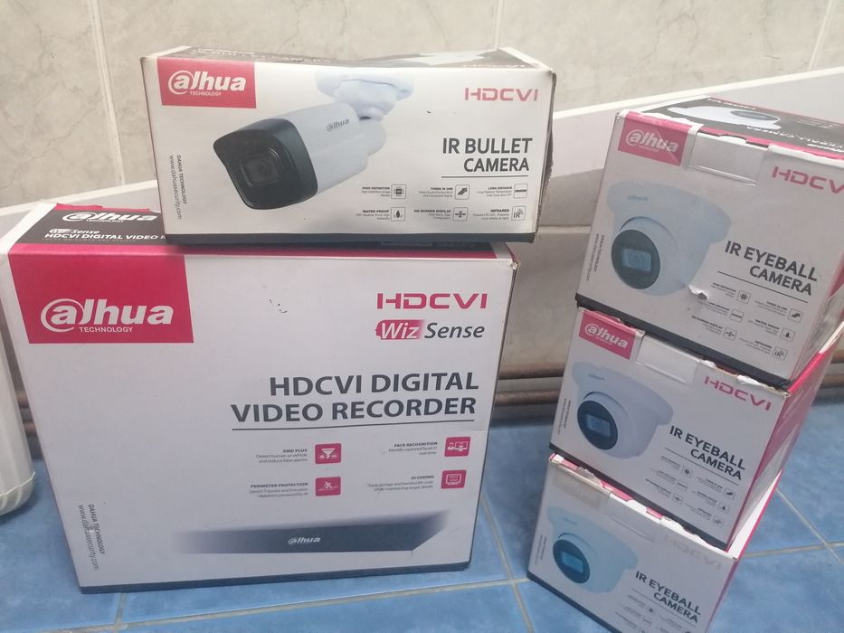 Sistem Supraveghere Dahua HDCVI 4 Canale IR AI – Ca Nou