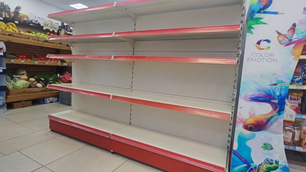 Островен стелаж - ширина 2 метра