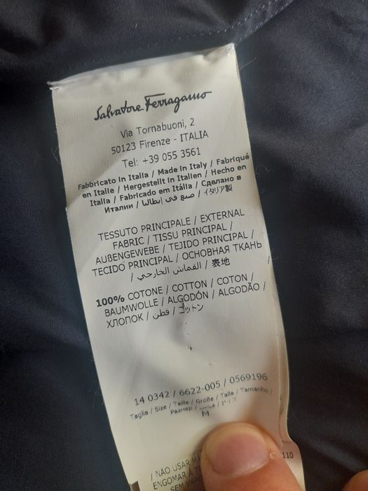 Salvatore Ferragamo мъжка риза M размер.