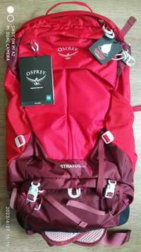 Osprey Stratos 34 Pointsettia Red, Stratos 24 Black