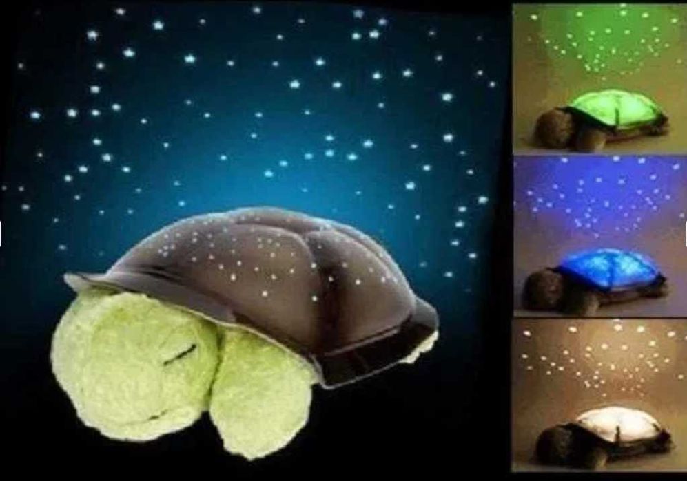 Lampa de veghe muzicala si proiector broasca testoasa