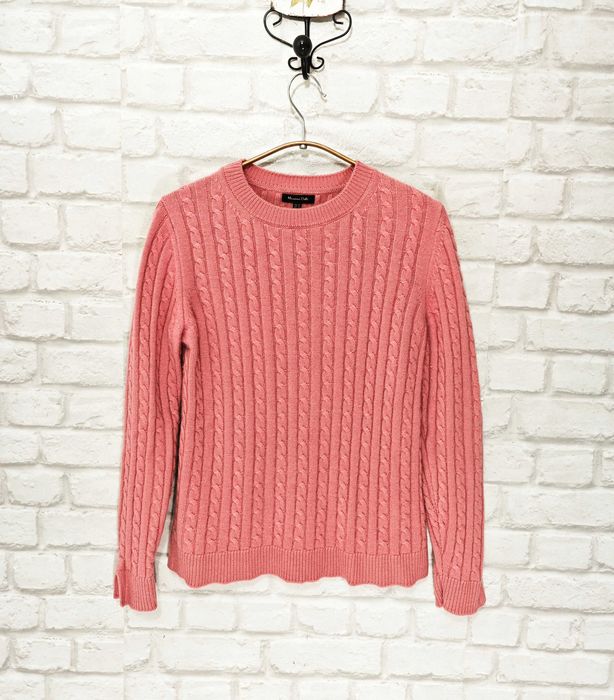 Massimo Dutti Оригинален дамски пуловер цвят сьомга Размер М