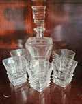 Set whisky cu 5 pahare si decantor Crystal de Bohemia