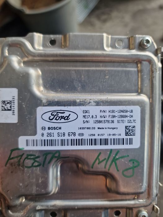 Calculator motor ECU Ford Fiesta Mk8 motor 1,1 ecoboost, an 2017-2020