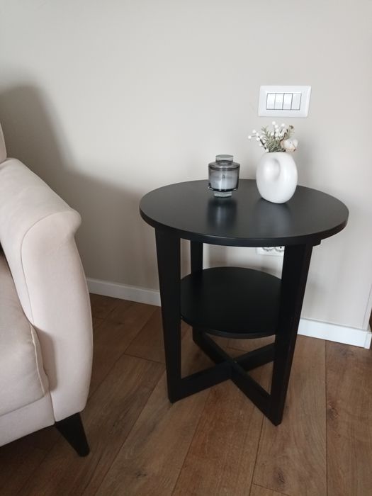 Masuta cafea neagra din lemn