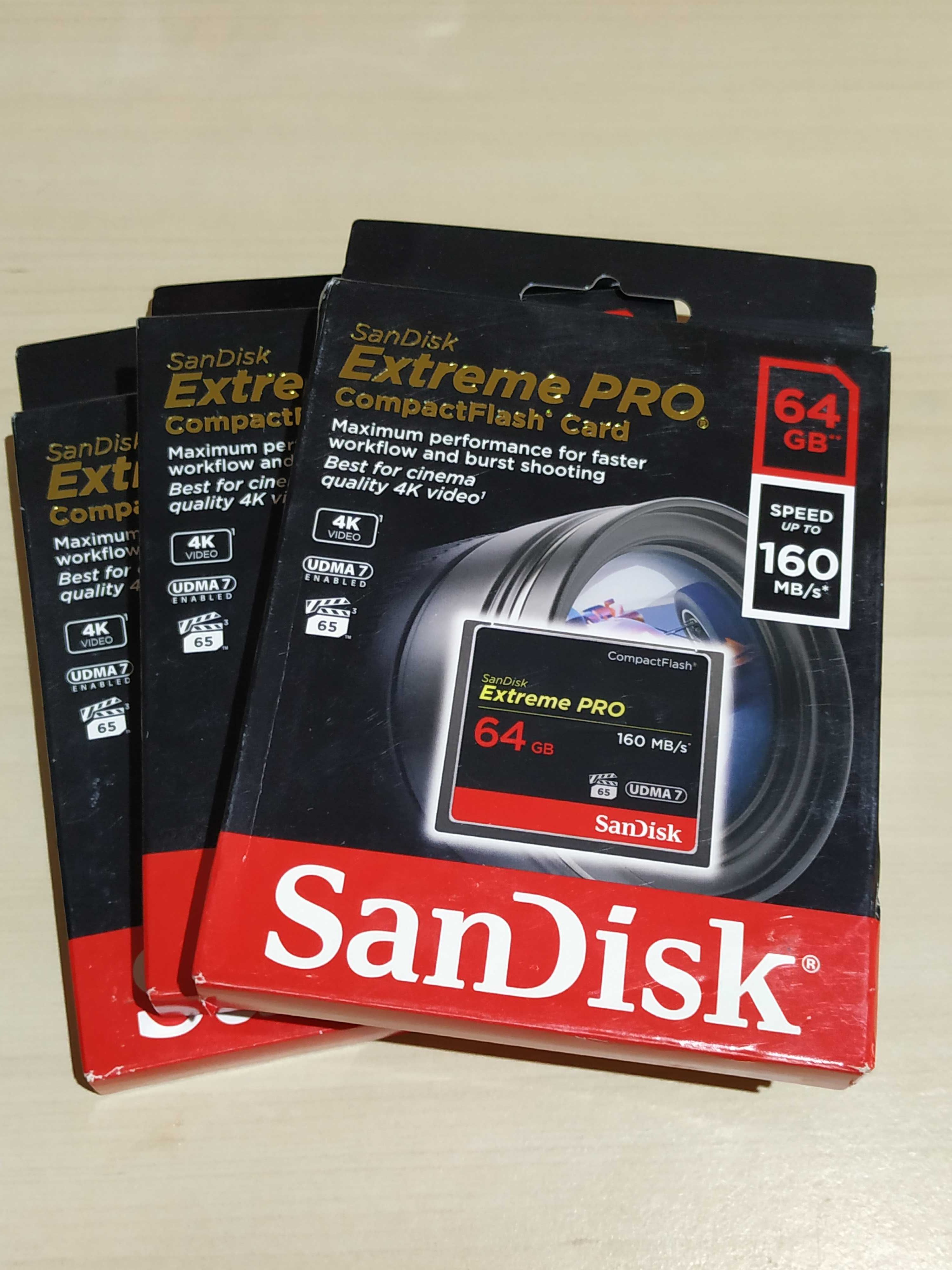 SanDisk Extreme PRO 64Gb CompactFlash Compact Flash Sigilat