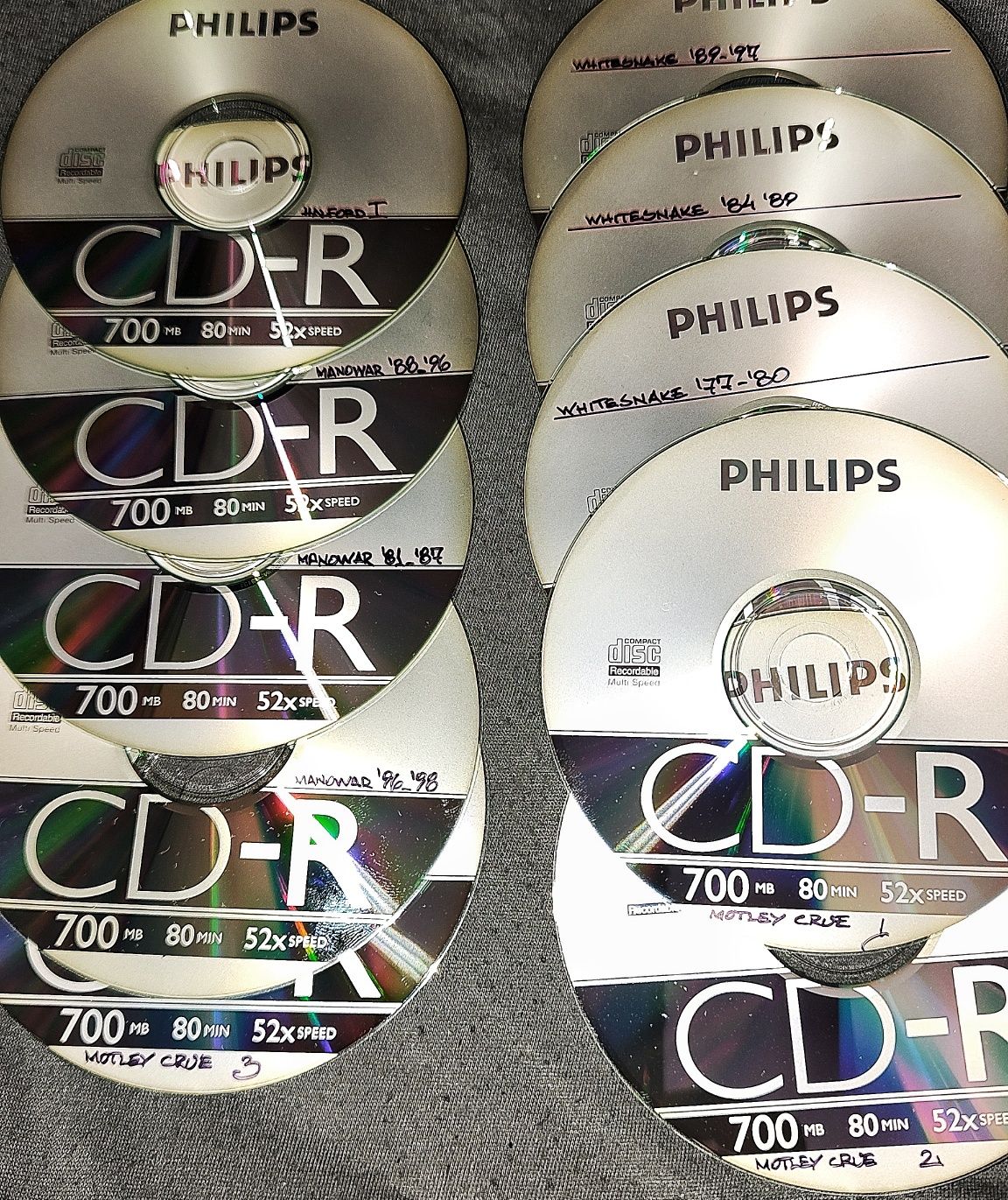 CD-R колекция с метъл групи !