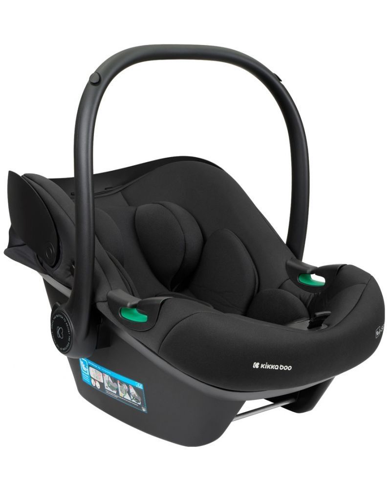 Кошница за кола KikkaBoo - I-Prime, I-Size, 40-87 cm, черна