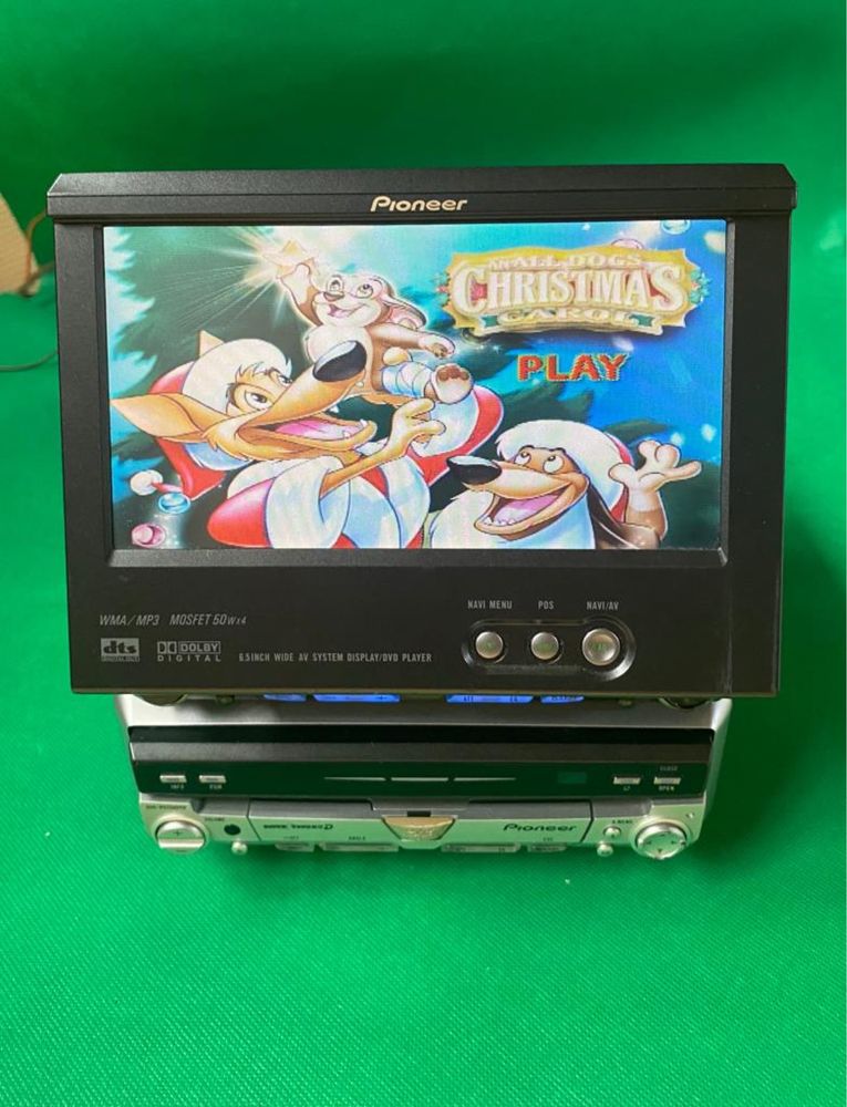 DVD/Cd player auto 1 DIN Pioneer AVH P5700 ecran retractabil