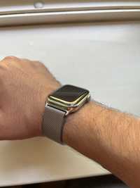 Продам часы Apple watch 7 series stainless steel milanese loop