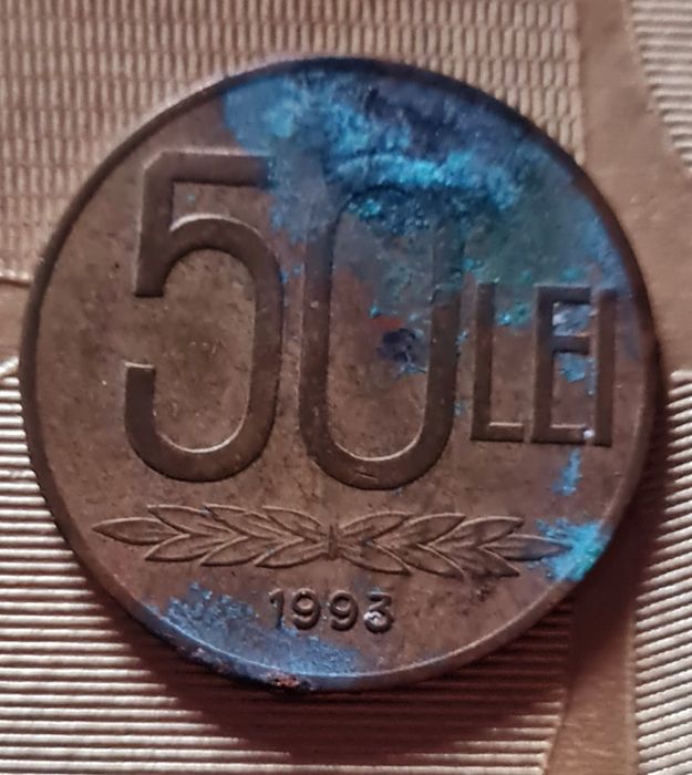 Monedă veche românească de 50 Lei