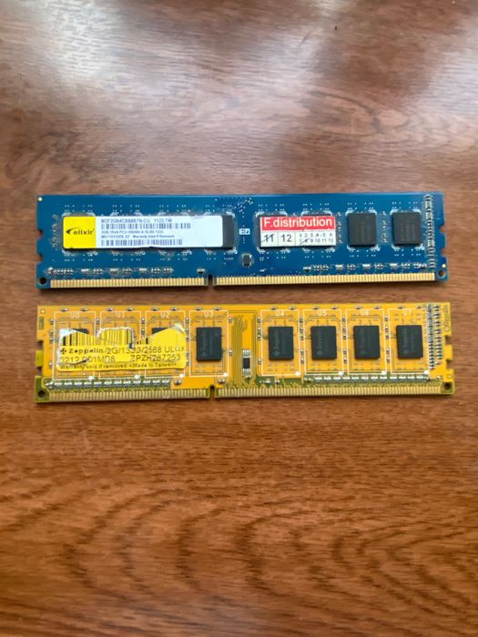 ОЗУ ддр3 2ш по 2 гб