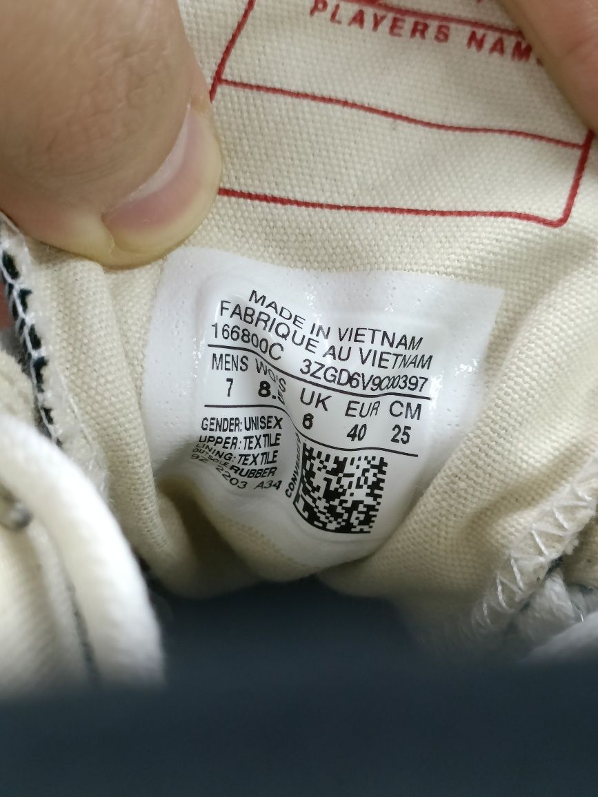 Converse Run Star Hike Hi номер 40