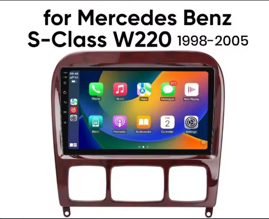 Navigatie Android dedicata Mercedes Benz S-Class W220 (1998-2005)