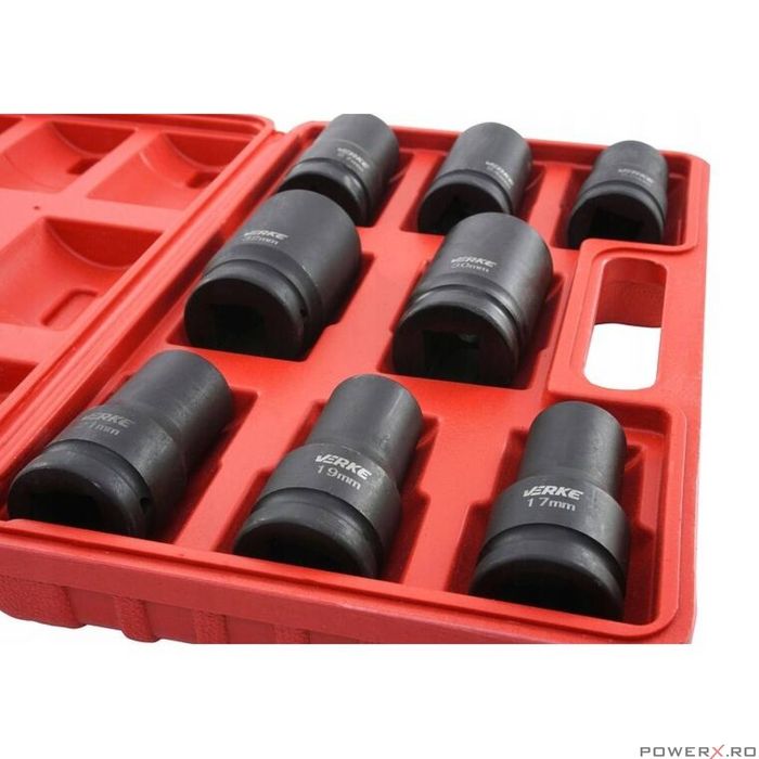 Trusa 8 tubulare de impact 3/4" 17- 32 mm Verke