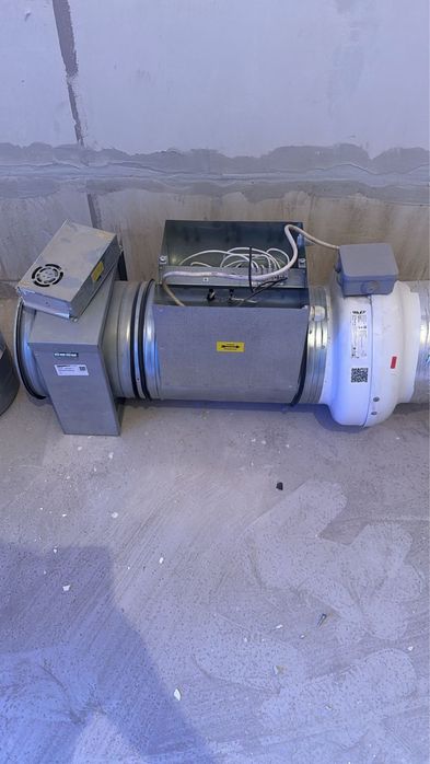 Канальный вентилятор SHAFT TUBE 250 XL, фильтр бокс Nevatom FV 250