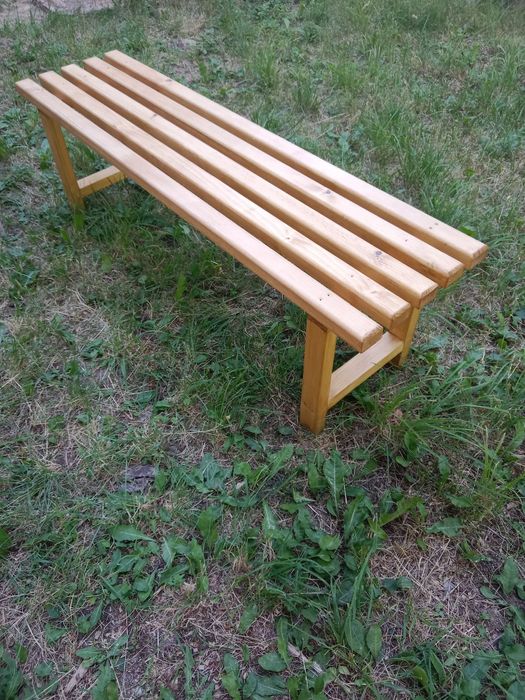 Пейка-ракла от масивно дърво.