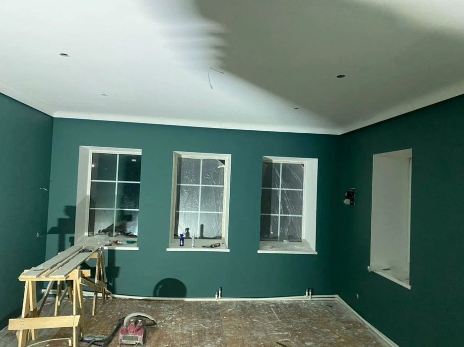 Покраска маляр фасадов  алматы и алматиски области