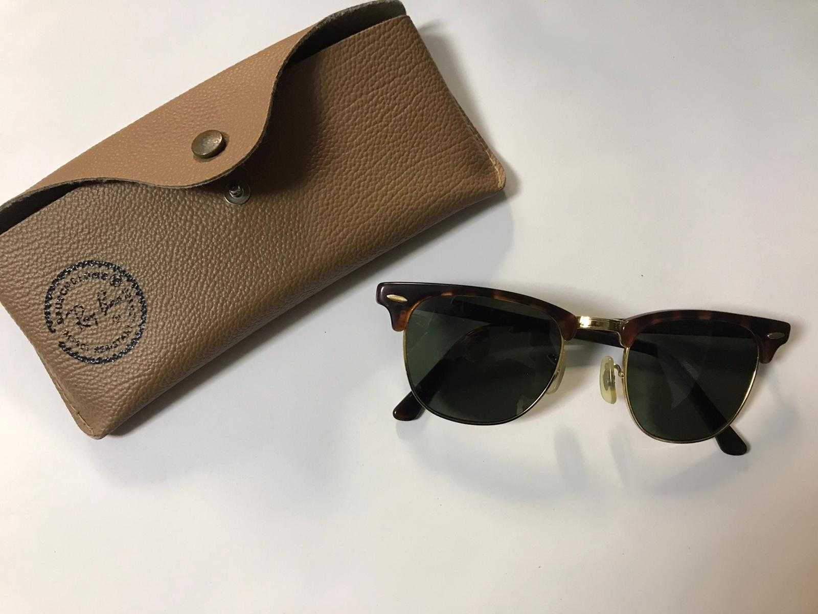 Ochelari de soare unisex Clubmaster Ray-Ban RB3016 + toc + laveta