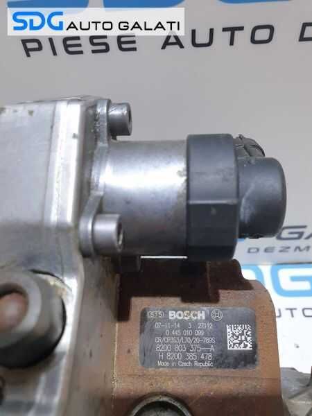Pompa Inalta Presiune cu Senzor Regulator Renault Vel Satis 2.0 DCI 2001 - 2009 Cod 8200803375 8200385478 0445010099
