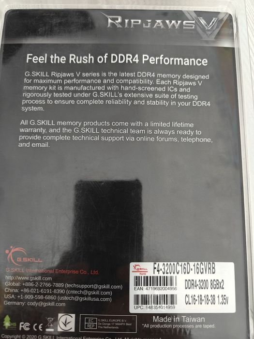 G.Skill 16gb (2x8gb) Oloy 16gb (2x8gb)