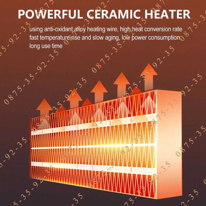 300W МОЩНА Печка Духалка Парно за кола автомобил Вентилатор. Отоплител