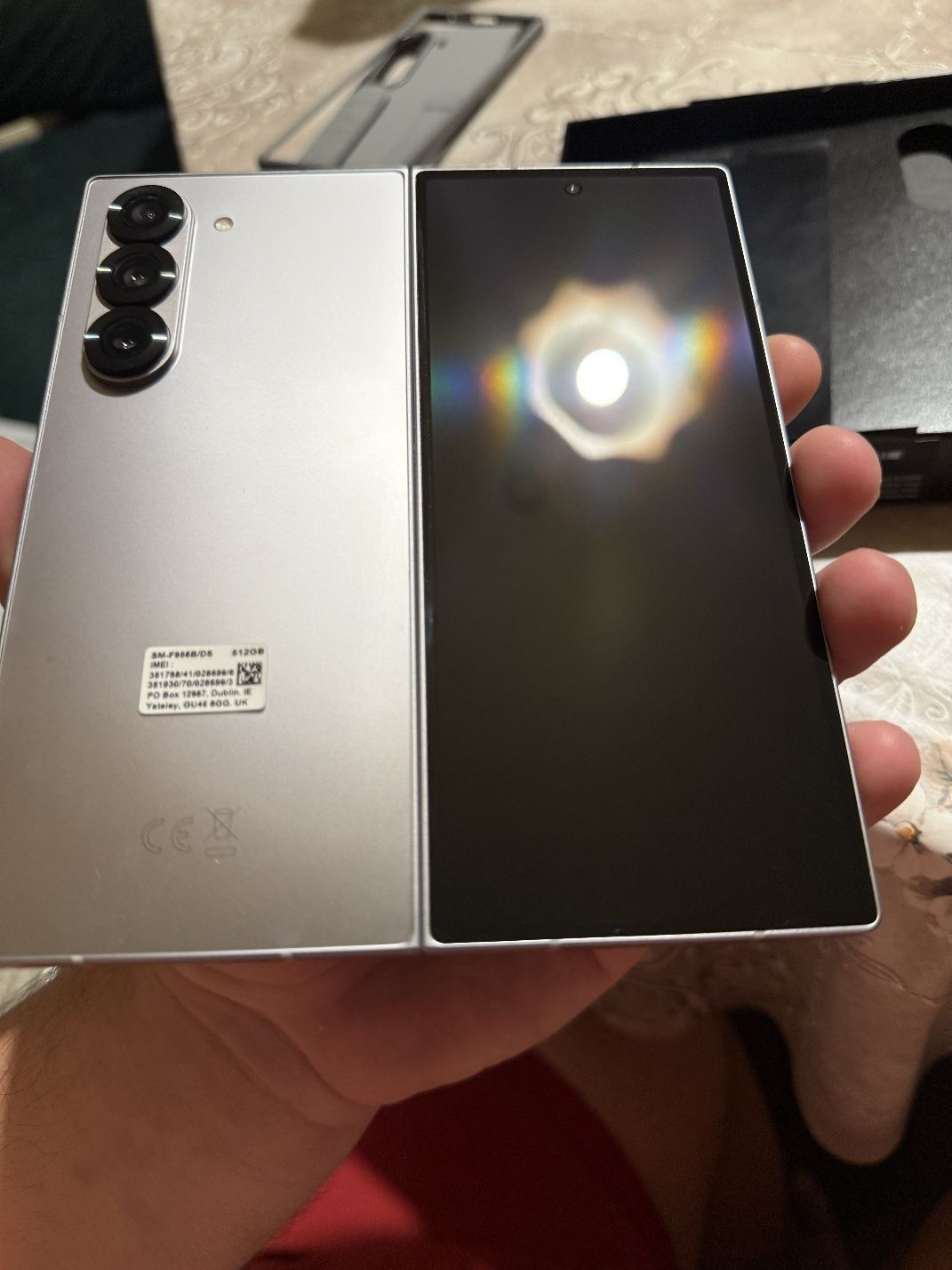Samsung Z Fold 6 Silver 512GB Като Нов! Гаранция !