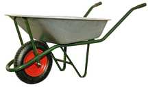 Roaba metalica 70 litri cu roata pneumatica