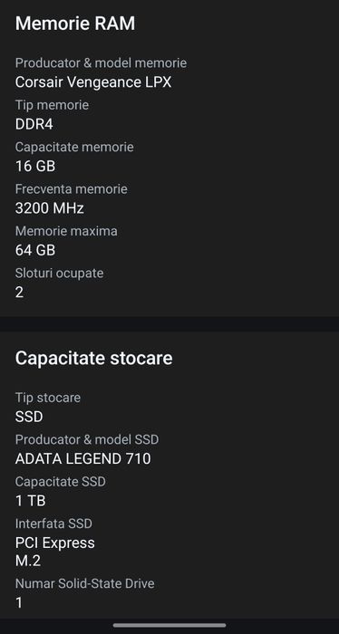 Computer gaming + monitor curbat 165 hz FHD
