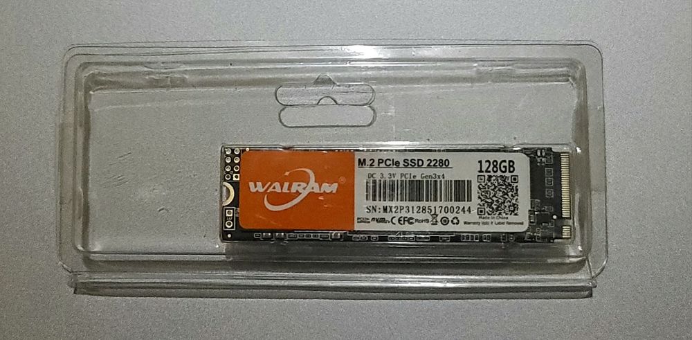 M.2 PCle SSD 128 GB