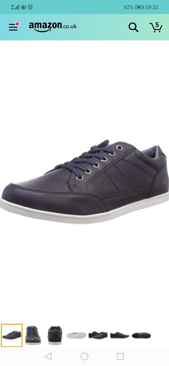 Мъжки трейнери Gola Aztec Nubuck Ash/Off Tom Tailor navy blue