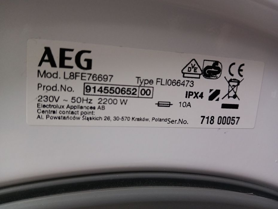 Комплект пералня и сушилня Aeg 9000 series 9кг A+++ 24 месеца гаранция