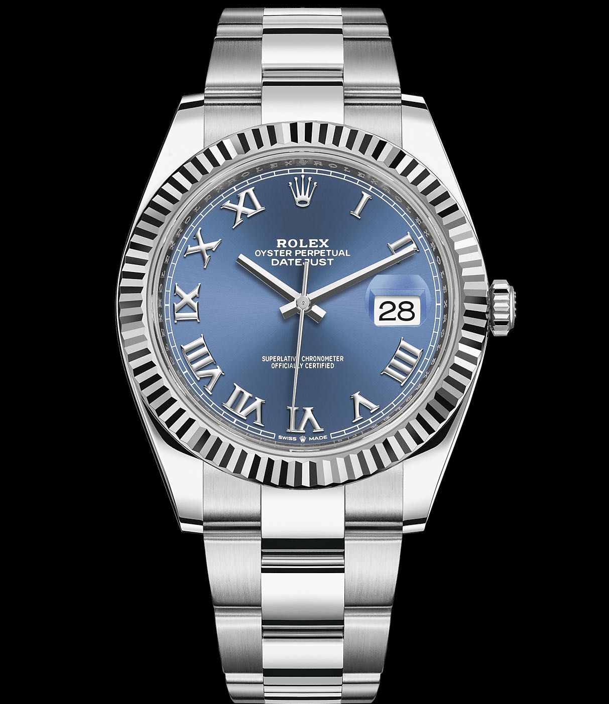 NEW Rolex Datejust 41mm Steel and White Gold 126334