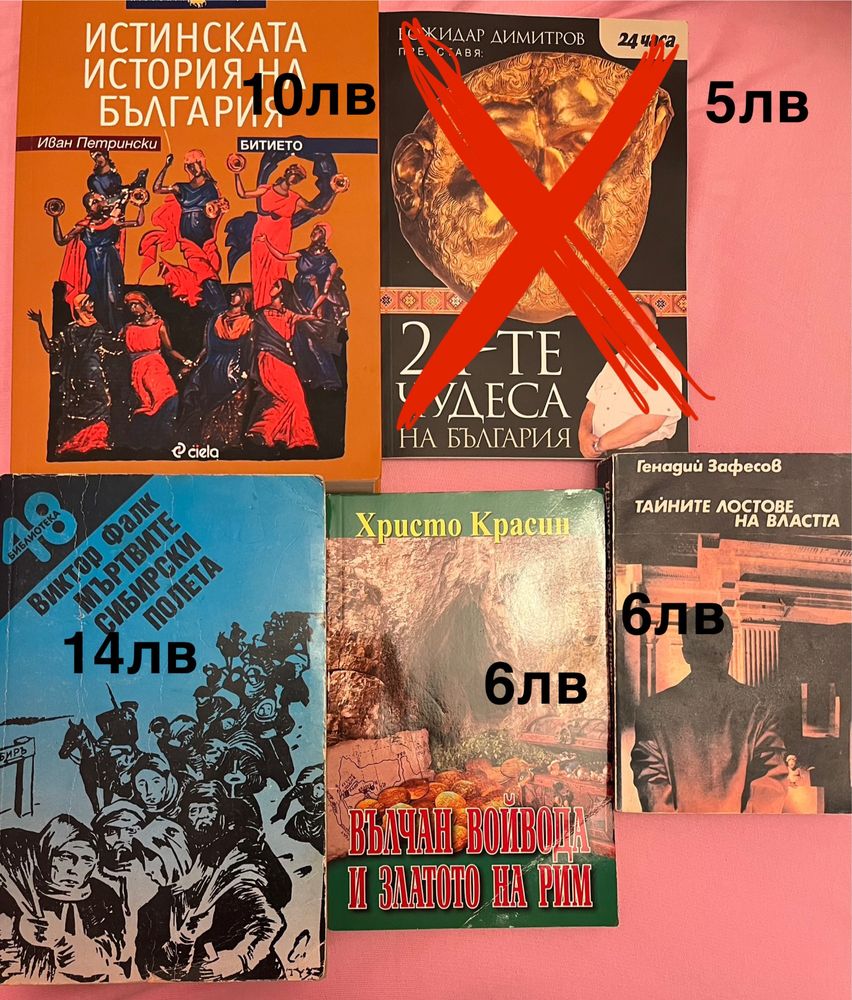 Различни жанрове книги