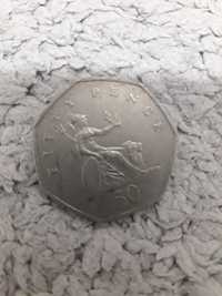 Moneda fifty pence 1997